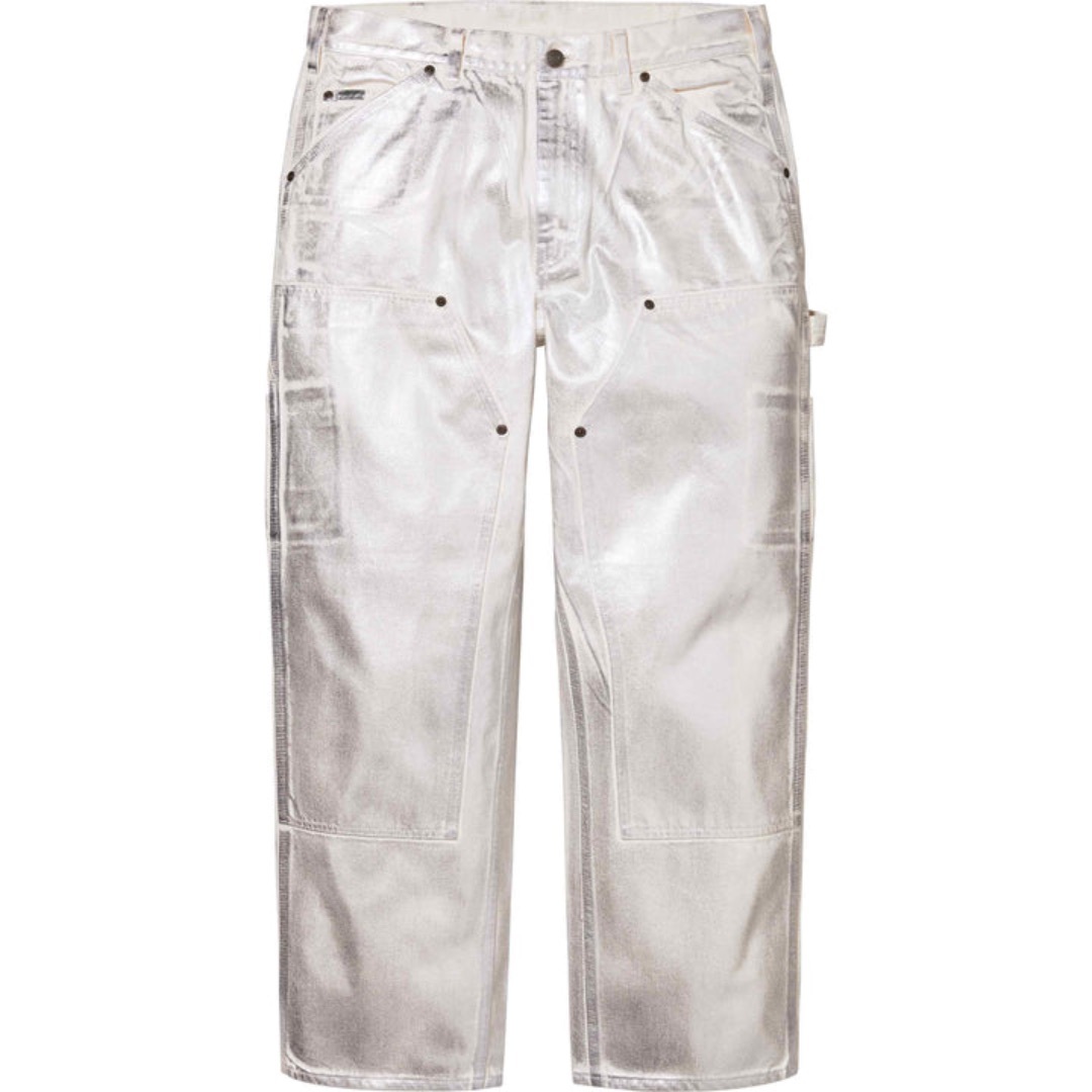 Supreme(シュプリーム)のMM6 Maison Margiela Double Knee Pant 白32 メンズのパンツ(デニム/ジーンズ)の商品写真