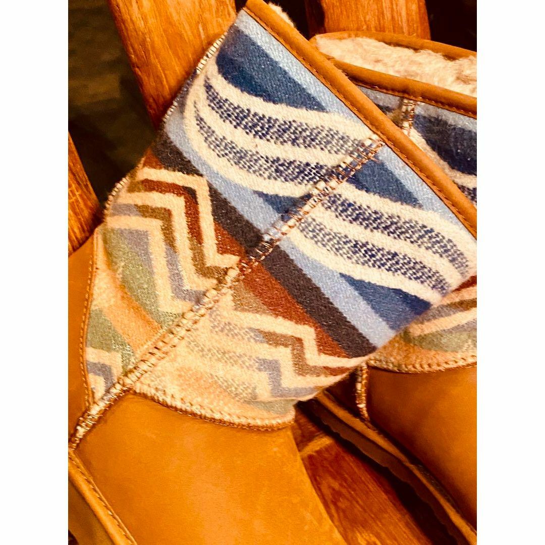 UGG(アグ)の激レア✨美品✨26⇒24厚手～✨UGG✨PENDLETON✨クラシック ショート レディースの靴/シューズ(ブーツ)の商品写真