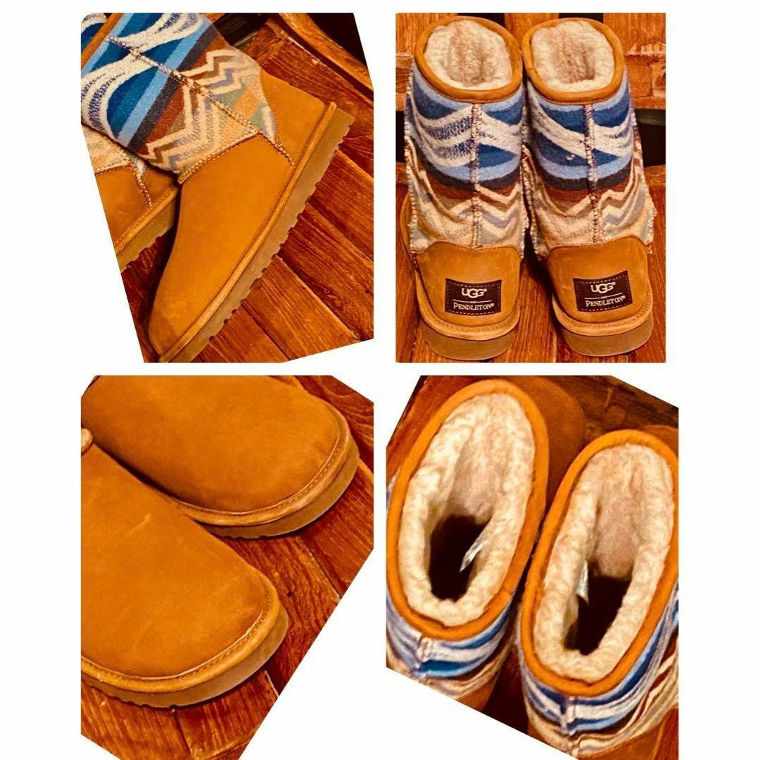 UGG(アグ)の激レア✨美品✨26⇒24厚手～✨UGG✨PENDLETON✨クラシック ショート レディースの靴/シューズ(ブーツ)の商品写真
