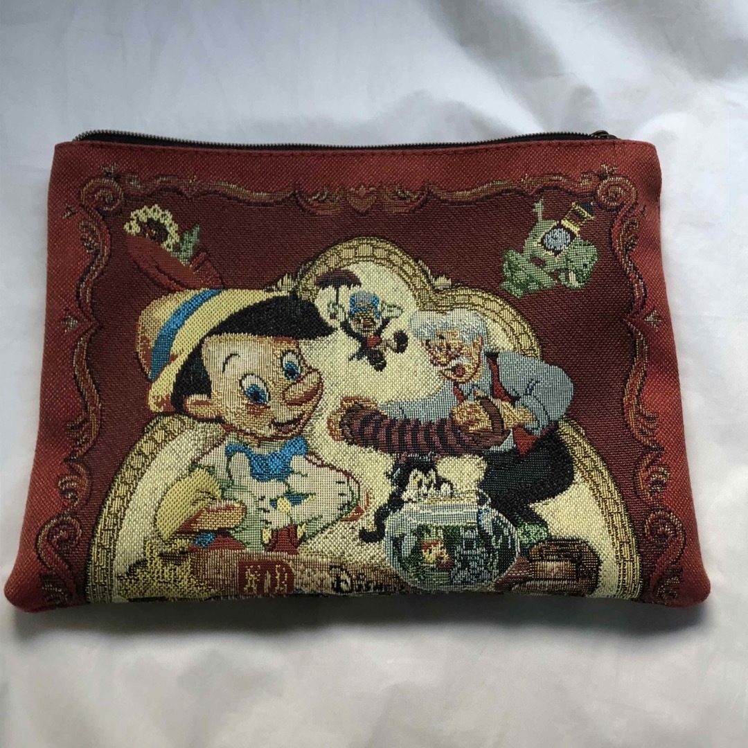 Disney(ディズニー)のピノキオ ポーチ 80th エンタメ/ホビーのおもちゃ/ぬいぐるみ(キャラクターグッズ)の商品写真