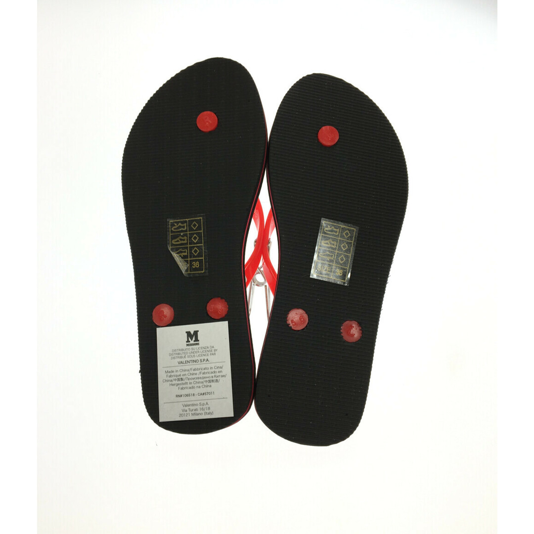 MISSONI(ミッソーニ)の美品 ミッソーニ MISSONI ビーチサンダル 総柄    レディース 36 レディースの靴/シューズ(ビーチサンダル)の商品写真