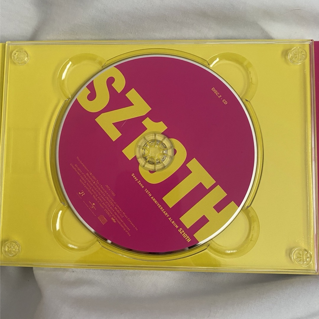Sexy Zone(セクシー ゾーン)のSZ10TH 2CD+Blu-ray Disc+PHOTOBOOK初回限定盤A エンタメ/ホビーのDVD/ブルーレイ(アイドル)の商品写真