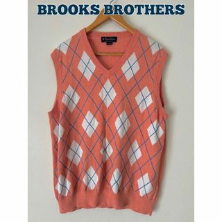 ブルックスブラザース(Brooks Brothers)のBROOKS BROTHERS ベスト　コットンベスト　アーガイル柄(ベスト)