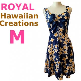 Royal Hawaiian Creations  【美品】ブルメリアワンピース(ひざ丈ワンピース)