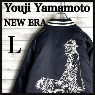 ヨウジヤマモト(Yohji Yamamoto)の9386【人気Lサイズ】ヨウジヤマモト×ニューエラ☆バックプリントジャケット美品(その他)