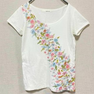 mysty woman ミスティウーマン　Tシャツ　花柄　レディース