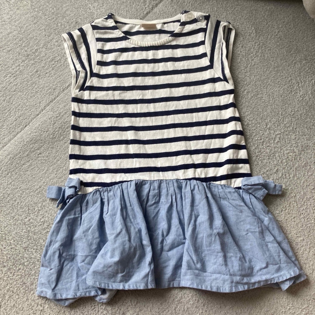 petit main(プティマイン)のプティマイン 3枚セット 90 キッズ/ベビー/マタニティのキッズ服女の子用(90cm~)(ワンピース)の商品写真