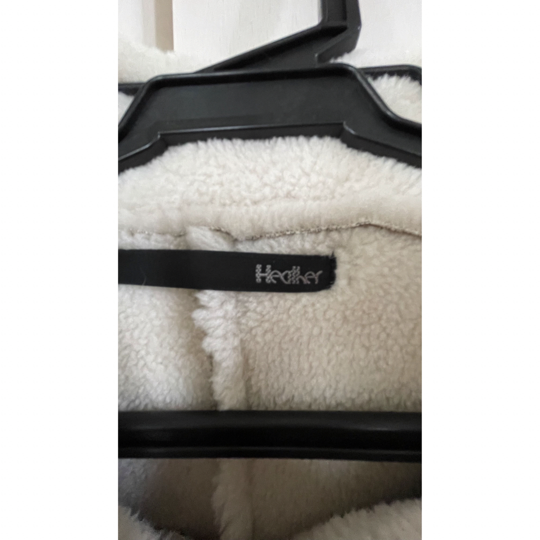 heather(ヘザー)のHeather  ムートンコート リバーシブル  ボアジャケット レディースのジャケット/アウター(ムートンコート)の商品写真
