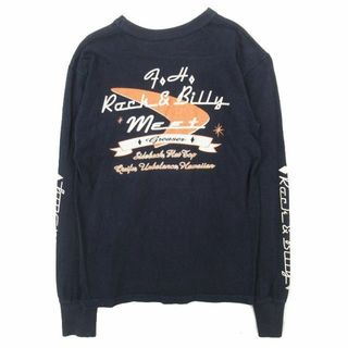 フラットヘッド(THE FLAT HEAD)のザ フラットヘッド THE FLAT HEAD 両面プリント ロンT Tシャツ(Tシャツ/カットソー(七分/長袖))