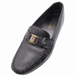 サルヴァトーレフェラガモ(Salvatore Ferragamo)のサルヴァトーレフェラガモ ヴァラ 金具 ストラップローファー モカシン/♪3(スリッポン/モカシン)