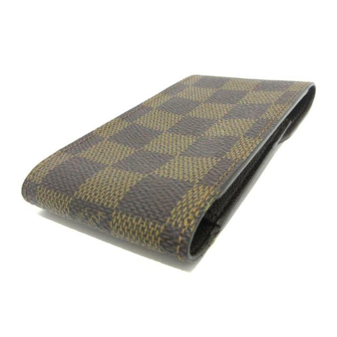 LOUIS VUITTON(ルイヴィトン)のLOUIS VUITTON(ルイヴィトン) シガレットケース ダミエ エテュイ・シガレット N63024 エベヌ ダミエ･キャンバス メンズのファッション小物(タバコグッズ)の商品写真