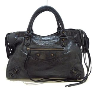 バレンシアガ(Balenciaga)のBALENCIAGA(バレンシアガ) ハンドバッグ ザ・シティ 115748 黒 レザー(ハンドバッグ)