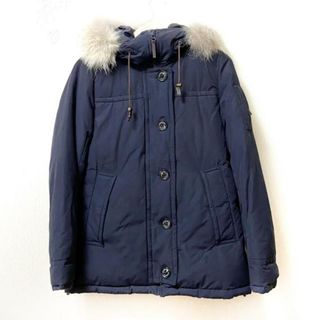 MACKINTOSH PHILOSOPHY - MACKINTOSH PHILOSOPHY(マッキントッシュフィロソフィー) ダウンジャケット サイズ38 L レディース - ダークネイビー 長袖/ファー/冬