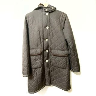 MACKINTOSH - MACKINTOSH(マッキントッシュ) コート サイズ38 M レディース - ダークブラウン 長袖/中綿/キルティング/秋/冬