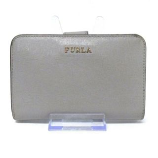 フルラ(Furla)のFURLA(フルラ) 2つ折り財布 - グレー レザー(財布)