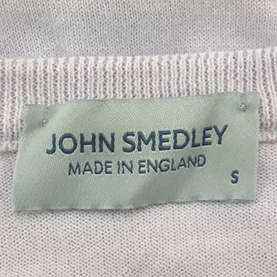 JOHN SMEDLEY(ジョンスメドレー)のJOHN SMEDLEY(ジョンスメドレー) カーディガン サイズS レディース - ライトピンク 長袖/ノーカラー レディースのトップス(カーディガン)の商品写真