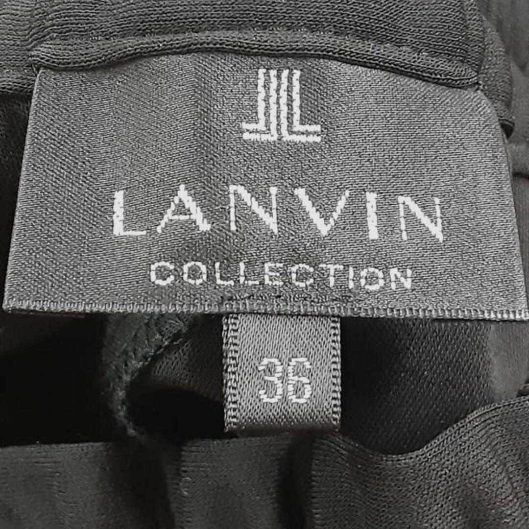 LANVIN COLLECTION(ランバンコレクション)のLANVIN COLLECTION(ランバンコレクション) パンツ サイズ36 S レディース - 黒 クロップド(半端丈) レディースのパンツ(その他)の商品写真