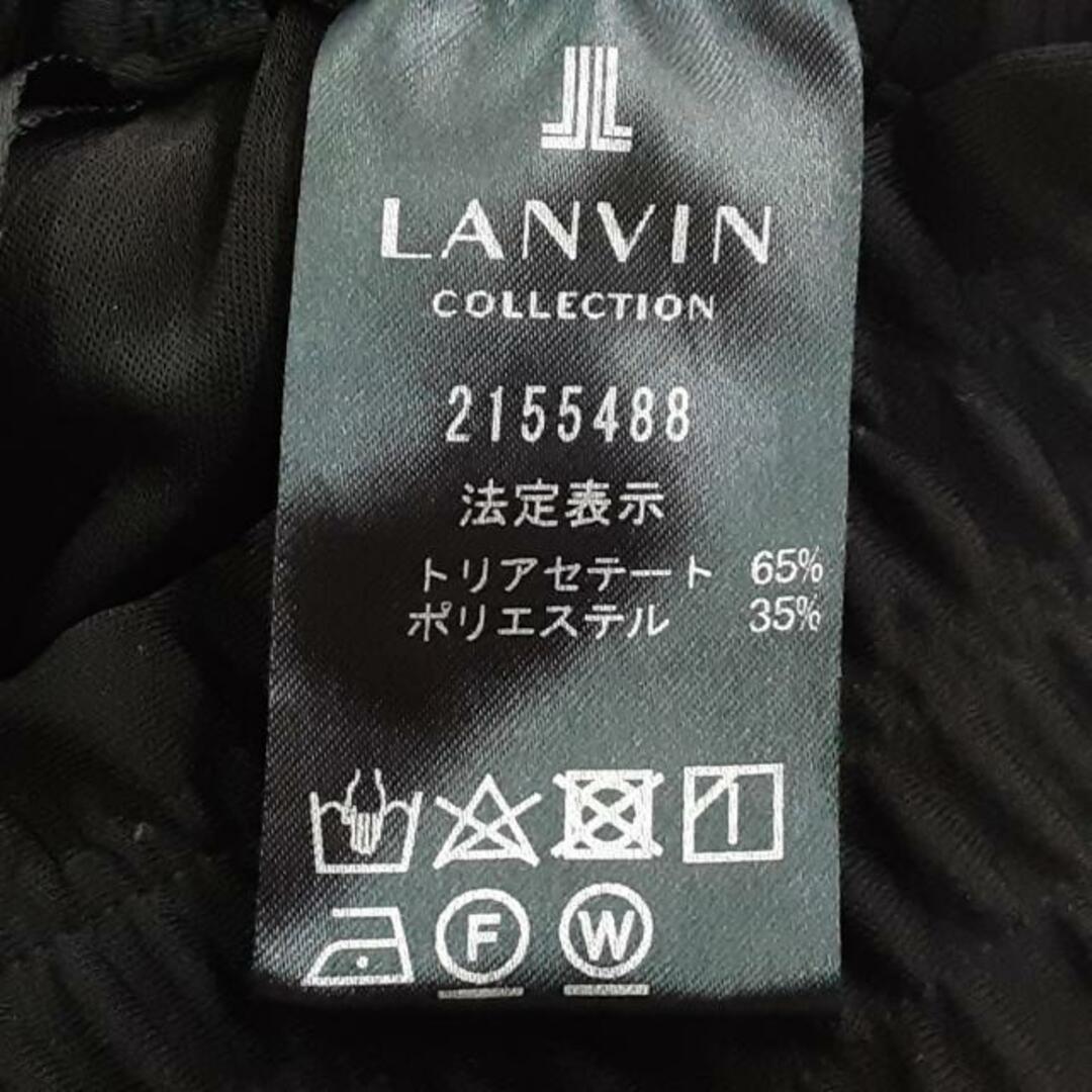 LANVIN COLLECTION(ランバンコレクション)のLANVIN COLLECTION(ランバンコレクション) パンツ サイズ36 S レディース - 黒 クロップド(半端丈) レディースのパンツ(その他)の商品写真