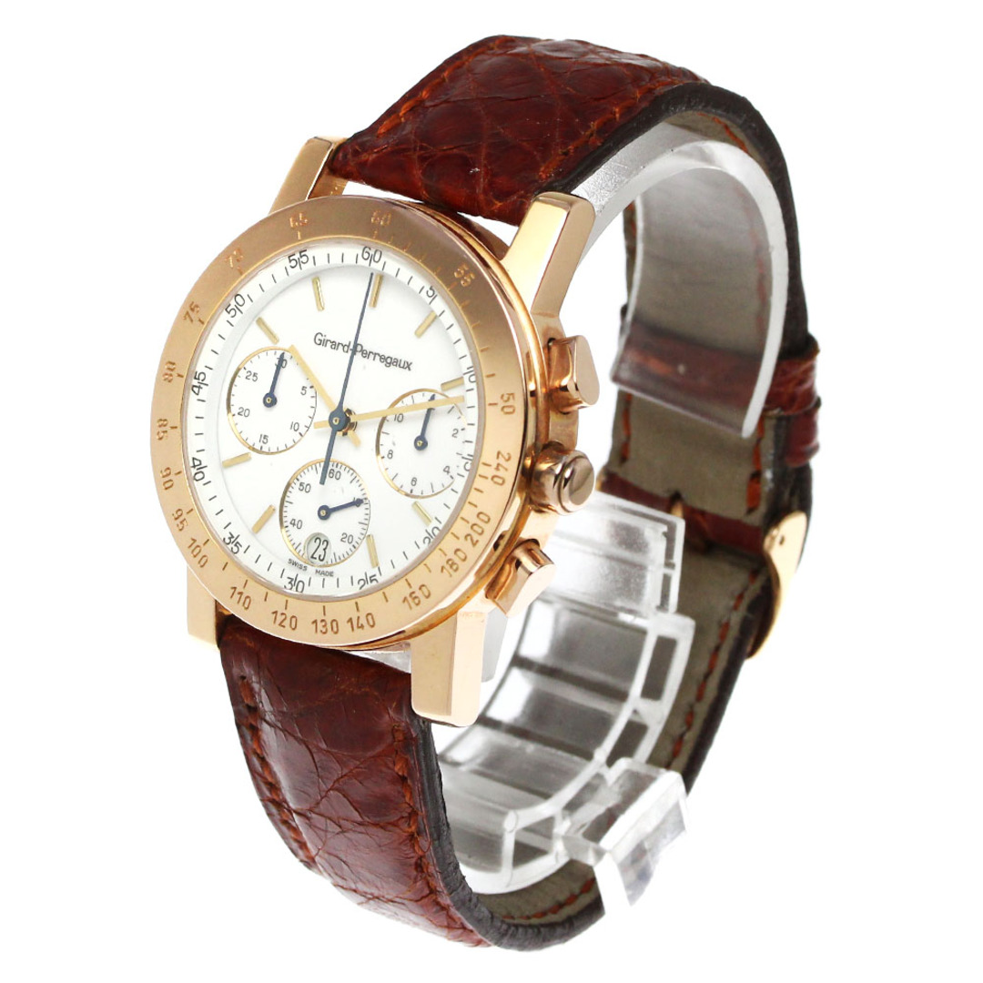 GIRARD-PERREGAUX(ジラールペルゴ)のジラール・ペルゴ GIRARD-PERREGAUX 7700 クロノグラフ デイト クォーツ メンズ 保証書付き_810093 メンズの時計(腕時計(アナログ))の商品写真