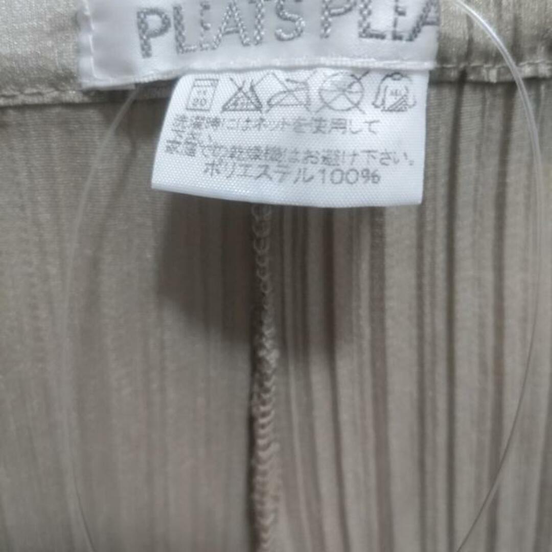 PLEATS PLEASE ISSEY MIYAKE(プリーツプリーズイッセイミヤケ)のPLEATS PLEASE(プリーツプリーズ) パンツ サイズ4 XL レディース - ベージュ フルレングス/プリーツ/ウエストゴム レディースのパンツ(その他)の商品写真