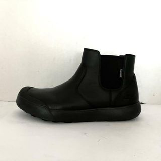 KEEN(キーン) ショートブーツ 24 レディース - 黒 サイドゴア レザー