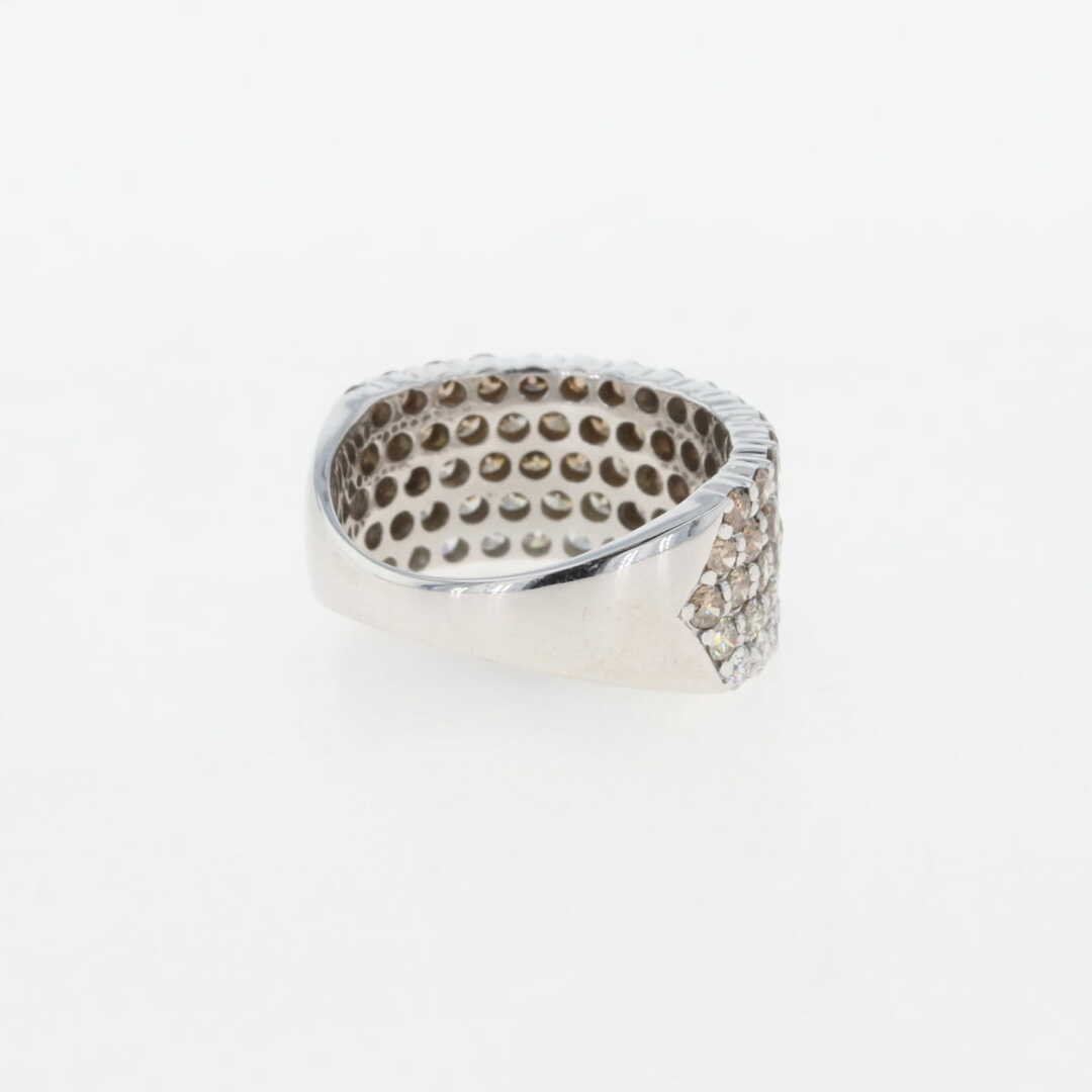 メレダイヤ デザインリング 8.5号 K18 【中古】 レディースのアクセサリー(リング(指輪))の商品写真