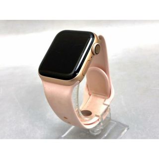 Apple(アップル) 腕時計 Apple Watch Series4 GPSモデル 40mm MU682J/A ボーイズ ゴールドアルミニウムケース/ピンクサンドスポーツバンド 黒