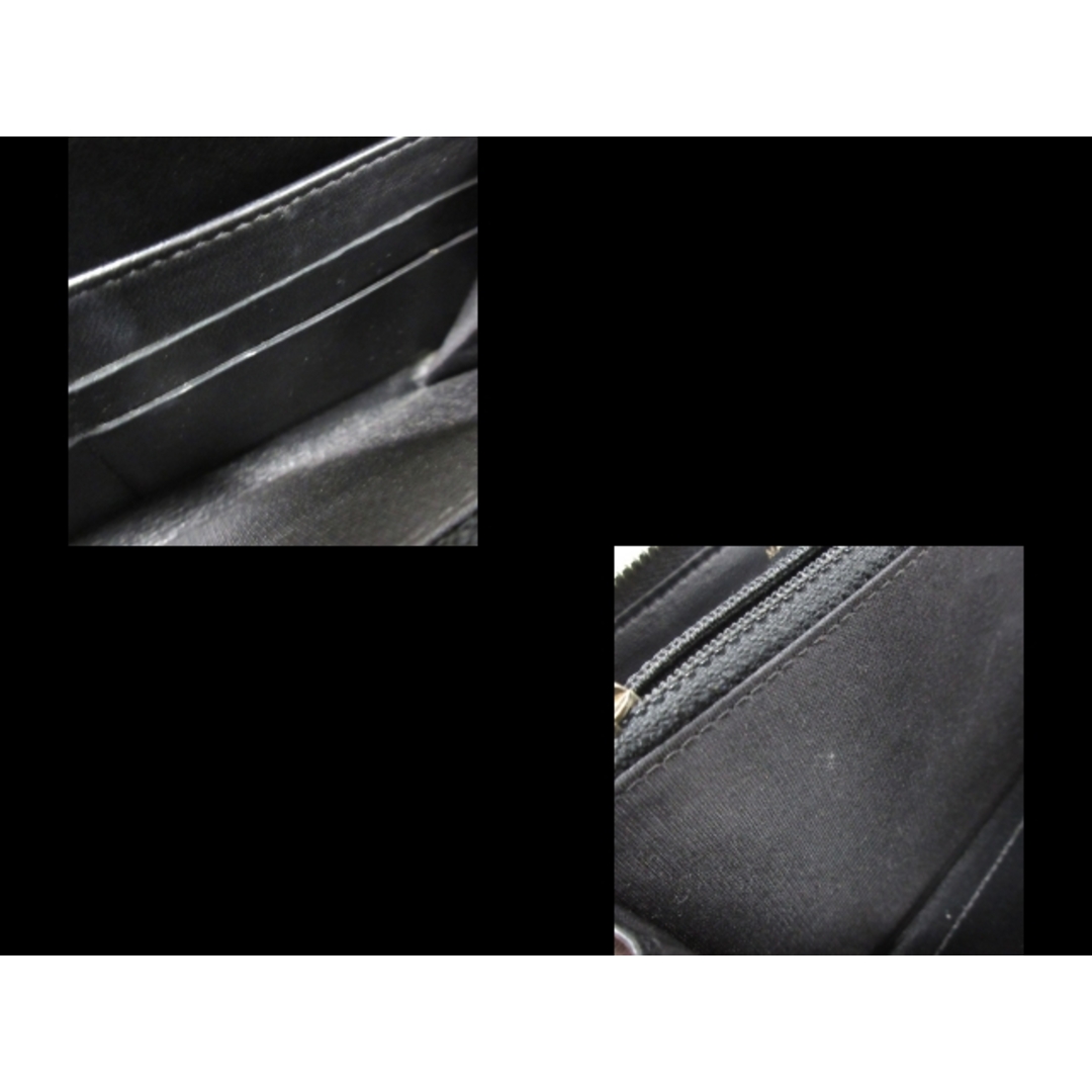 CHANEL(シャネル)のCHANEL(シャネル) 長財布 マトラッセ A82472 黒×ゴールド ラウンドファスナー/リボン ラムスキン×フェイクパール レディースのファッション小物(財布)の商品写真