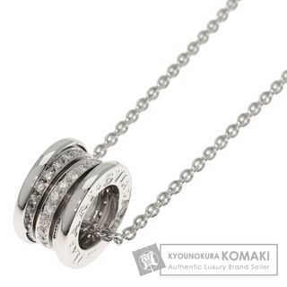 ブルガリ(BVLGARI)のBVLGARI B-zero1 ビーゼロワン ダイヤモンド ネックレス K18WG レディース(ネックレス)