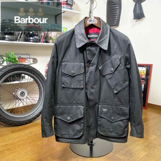 Barbour - ☆Barbour ＆ Deus Ex  ワックスコットンジャケット ブラック/S