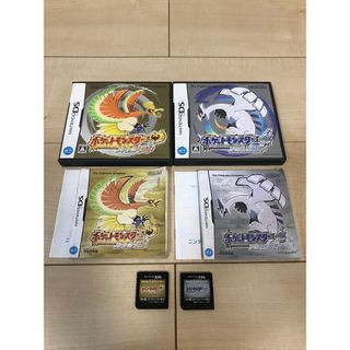 ニンテンドーDS(ニンテンドーDS)の✨ポケットモンスター　ハートゴールド＆ソウルシルバーセット✨即日発送可(携帯用ゲームソフト)