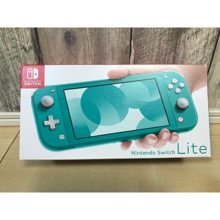 ニンテンドースイッチ(Nintendo Switch)の2022年製✨超美品Switch Liteターコイズ完品一式✨(携帯用ゲーム機本体)