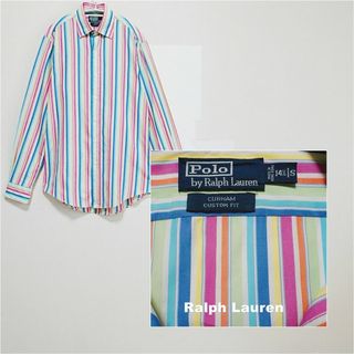 スカラー(ScoLar)の【Ralph Lauren】パステル マルチストライプ シャツ(シャツ/ブラウス(長袖/七分))