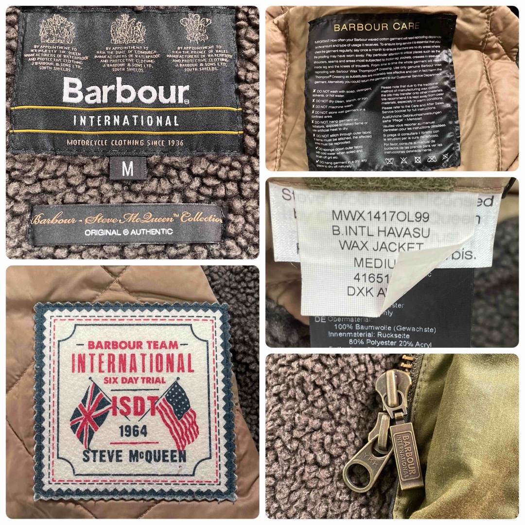 Barbour(バーブァー)の☆バブアー マックイーンワックスコットンジャケット オリーブ/M（XL相当） メンズのジャケット/アウター(ブルゾン)の商品写真