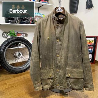 バーブァー(Barbour)の☆バブアー インターナショナル マックイーン ワックスコットンジャケット/L(ブルゾン)