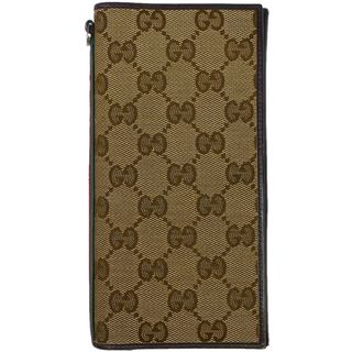 グッチ(Gucci)のグッチ GG柄 二つ折り 長財布 レディース 【中古】(財布)