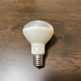 オーム電機 - LED電球 レフランプ形 E17 40形相当 人感・明暗センサー付 昼光色 LD