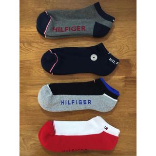 トミーヒルフィガー(TOMMY HILFIGER)の新品トミーヒルフィガーTOMMY HILFIGERメンズ4足セット1093(ソックス)