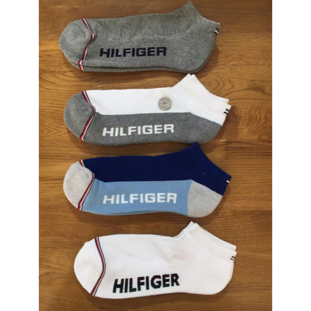 TOMMY HILFIGER(トミーヒルフィガー)の新品トミーヒルフィガーTOMMY HILFIGERメンズ4足セット1095 メンズのレッグウェア(ソックス)の商品写真