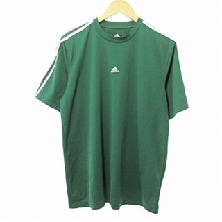 アディダス(adidas)のアディダス トレーニング Tシャツ 半袖 ゲームシャツ ウエア ロゴ プリントM(Tシャツ/カットソー(半袖/袖なし))