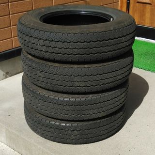 ブリヂストン(BRIDGESTONE)の軽トラタイヤ　145/80R12 80/78N ブリジストンRD-605　４本(タイヤ)