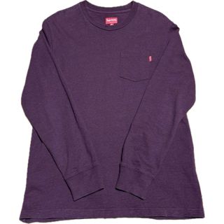 シュプリーム(Supreme)のsupreme l/s pocket tee(Tシャツ/カットソー(七分/長袖))