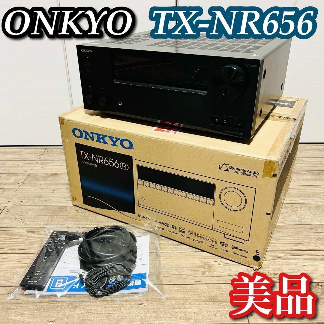 SONY(ソニー)の【美品】ONKYO オンキヨー 7.2ch対応AVレシーバー TX-NR656 スマホ/家電/カメラのオーディオ機器(アンプ)の商品写真