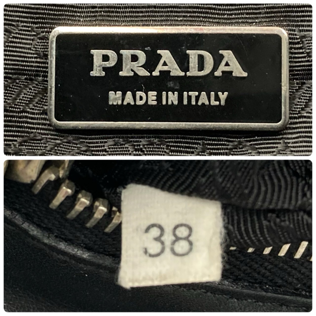 PRADA(プラダ)の【入手困難！】PRADA ショルダーバッグ 三角ロゴ プッシュロック ブラック レディースのバッグ(ショルダーバッグ)の商品写真