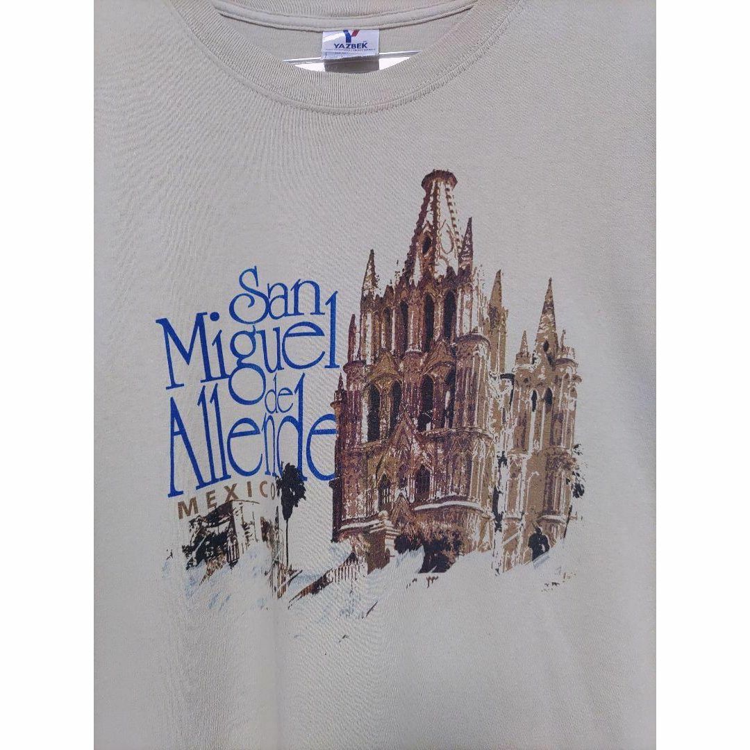 YAZBEK　メキシコ製　00s　Tシャツ　古着　半袖　サンミゲルデアジェンデ メンズのトップス(Tシャツ/カットソー(半袖/袖なし))の商品写真