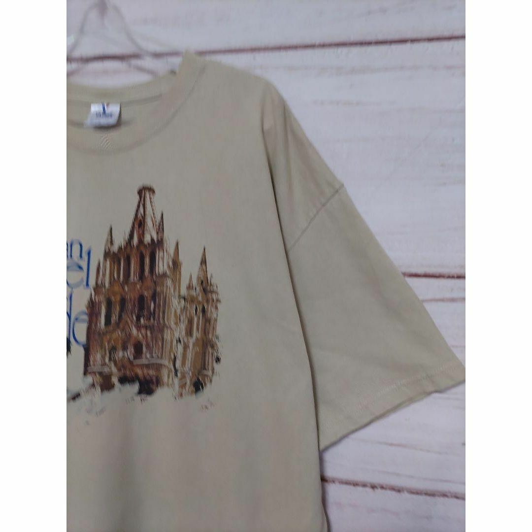 YAZBEK　メキシコ製　00s　Tシャツ　古着　半袖　サンミゲルデアジェンデ メンズのトップス(Tシャツ/カットソー(半袖/袖なし))の商品写真