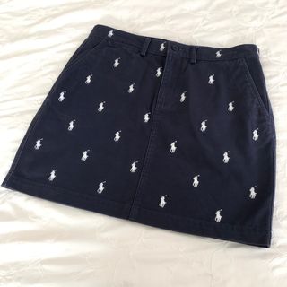 Ralph Lauren - ラルフローレン スポーツ ポニー ミニ スカート ミニスカート 2 ネイビー 紺