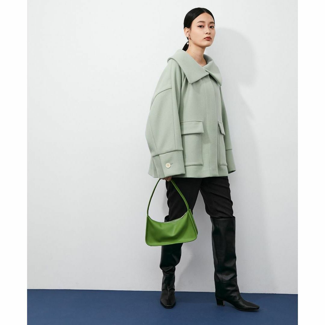 AER ADAM ET ROPE - ADAM ET ROPE メルトン ショート コート FAbRICA AER ADAM ET ROPE - ADAM ET ROPE メルトン ショート コート FAbRICA