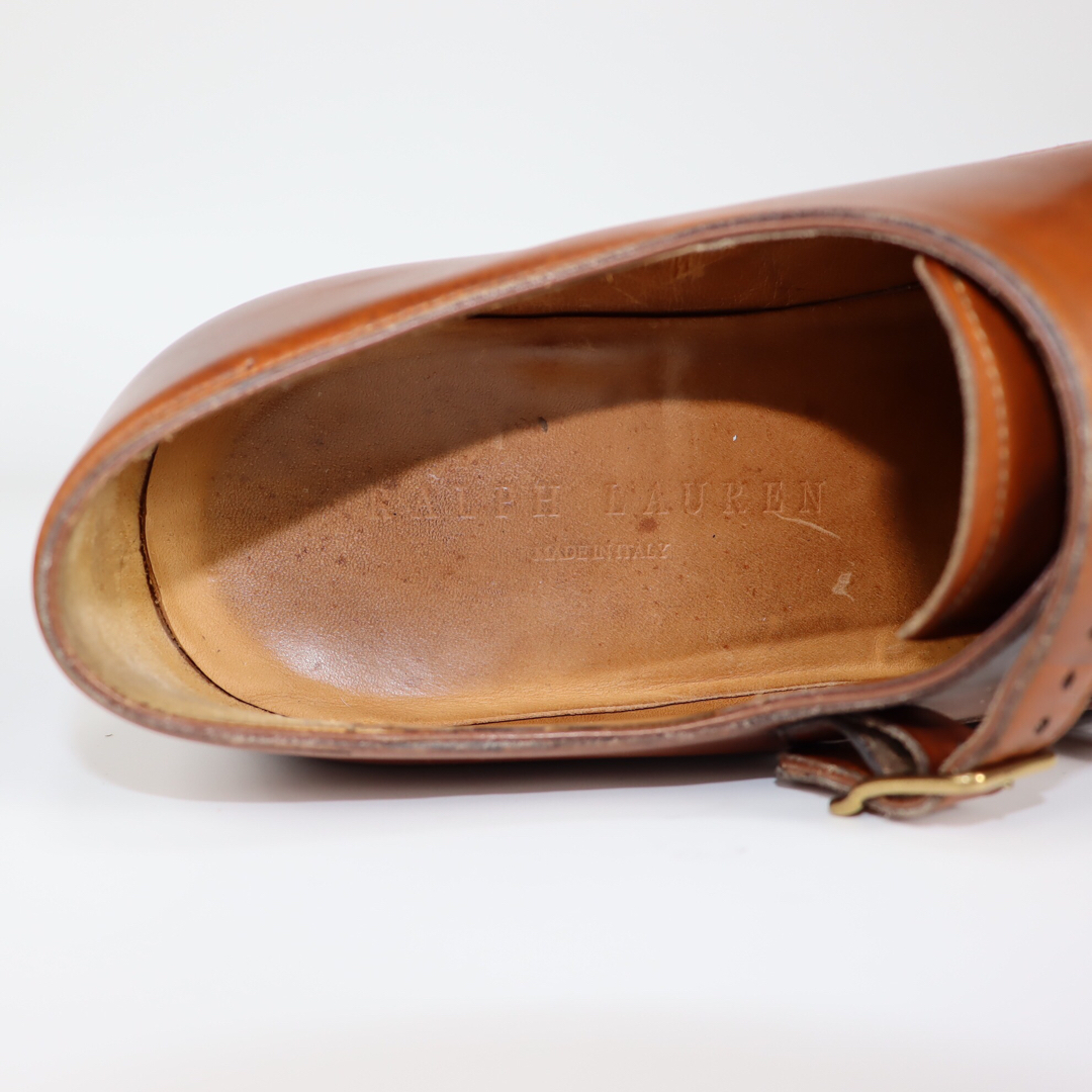 Ralph Lauren(ラルフローレン)のRALPH LAUREN ラルフローレン　モンクストラップ　革靴　シューズ　26 メンズの靴/シューズ(ドレス/ビジネス)の商品写真