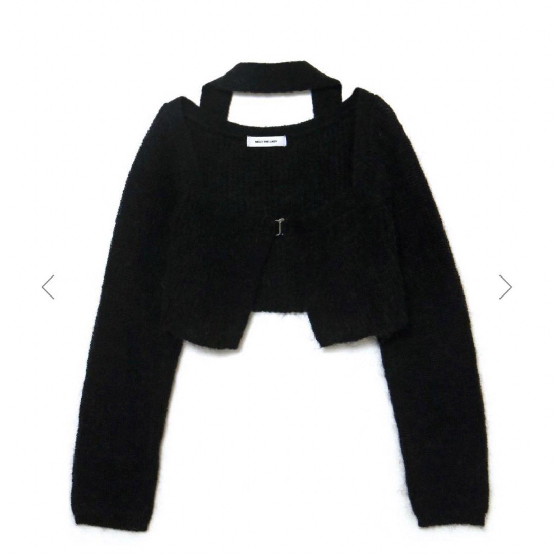 Bubbles(バブルス)のmelt the lady layered mohair cardigan レディースのトップス(カーディガン)の商品写真